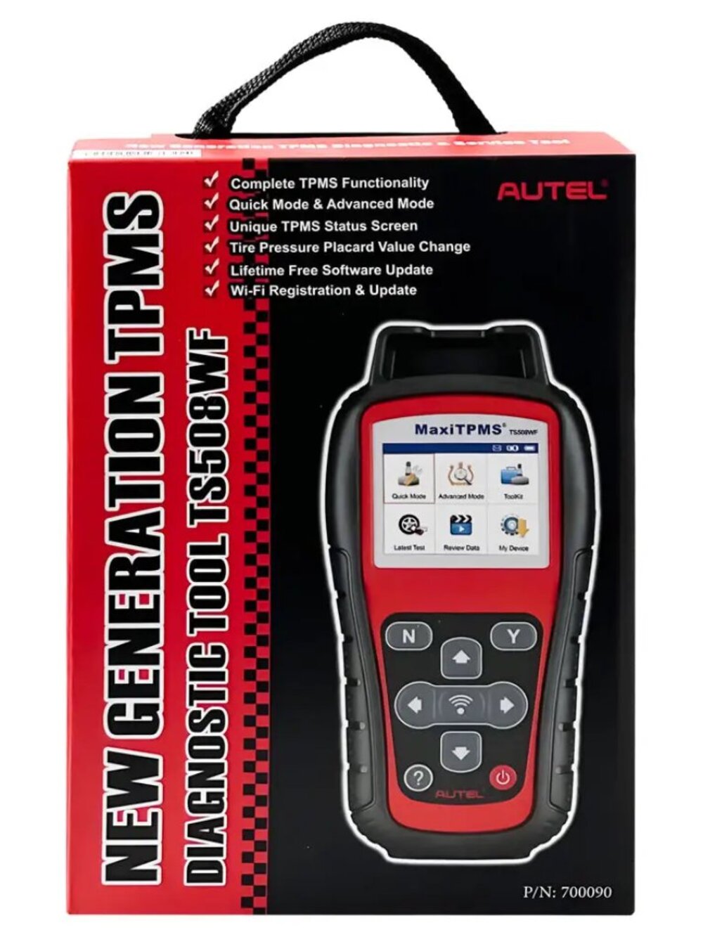 Autel MaxiTPMS TS508WF TPMS Relearn Tool Sensor Programming Activate OBD2 NEW